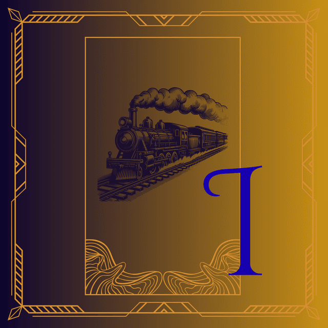 Letter I illustration